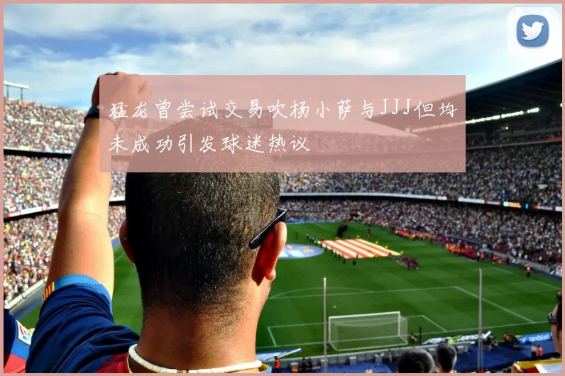 猛龙曾尝试交易吹杨小萨与JJJ但均未成功引发球迷热议